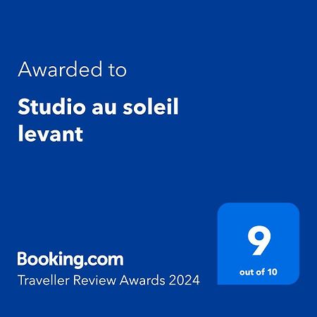 Studio Au Soleil Levant, Avec Piscine La Trinité Exterior photo